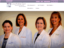 Tablet Screenshot of courtviewobgyn.com